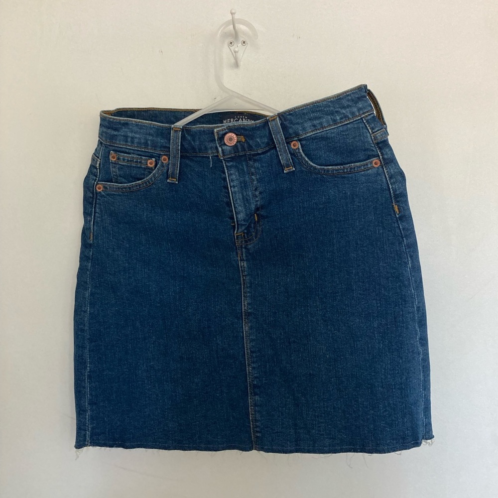 NWT J Crew Mercantile Denim Skirt